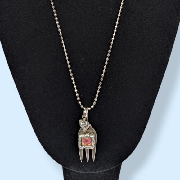 V. I Forking Love You Pendant Necklace - Picture 2 of 6